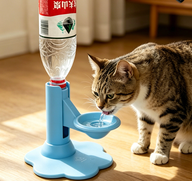 Adjustable Height Cat Water Dispenser – Auto-Refill & Neck-Safe Design
