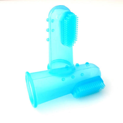 Silicone Finger Toothbrush for Dogs & Cats – Oral Care Set