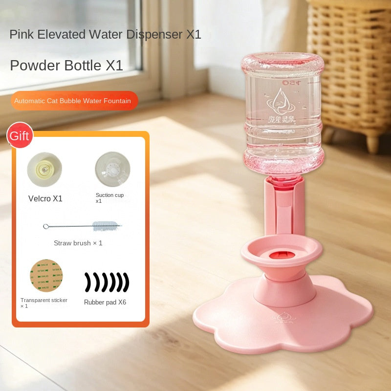 Adjustable Height Cat Water Dispenser – Auto-Refill & Neck-Safe Design