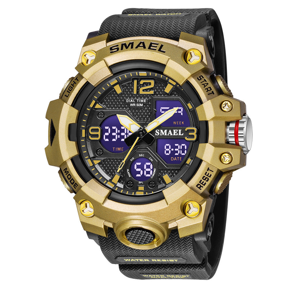 Men's Watch Outdoor Sports Multifunctional Waterproof Watch Men's Watch