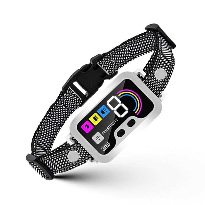 Smart Anti-Bark Collar – Color Screen, 8 Levels, IP67 Waterproof