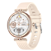 NX17 Pro Smart Watch Fashion Dimanond Ladies Wristwatch Amoled Bluetooth Calling Health Monitoring Women Fitness Smartwatch