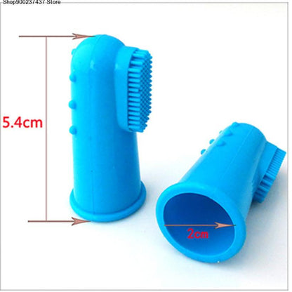 Silicone Finger Toothbrush for Dogs & Cats – Oral Care Set