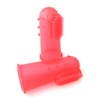 Silicone Finger Toothbrush for Dogs & Cats – Oral Care Set